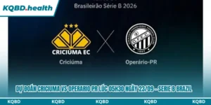 Dự Đoán Criciuma vs Operario PR lúc 05h30 Ngày 23/09 - Serie B Brazil 14 Dự đoán Criciuma vs Operario PR