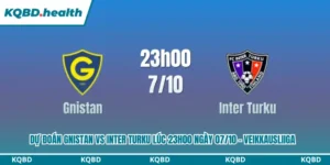 Dự Đoán Gnistan Vs Inter Turku lúc 23h00 ngày 07/10 - Veikkausliiga 13 Dự đoán Gnistan vs Inter Turku